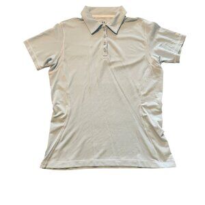 Under Armour Polo Shirt Golf Tennis Casual‎ Light Blue Womens Small NEW NWOT
